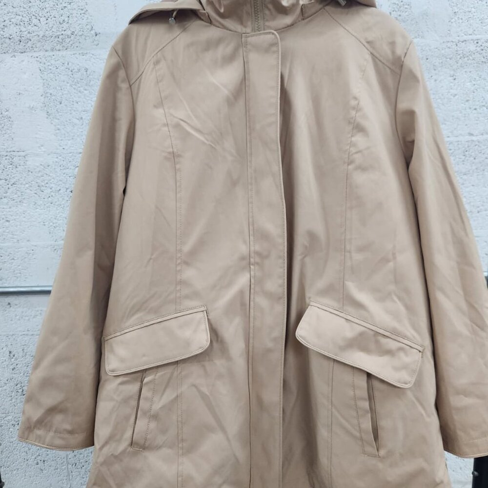 Lands' End Women's 3-in-1 Systems Jacket Tan Size XL New Without Tags - Picture 16 of 16